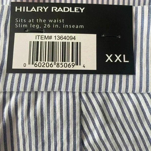 🆕Hilary Radley Seersucker Pull-On Ankle Pan XXL🆕 - Picture 8 of 10